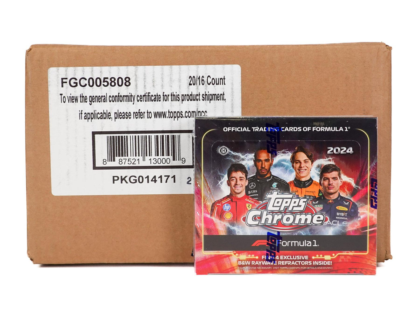 2024 Topps Chrome F1 Formula 1 Qualifying Lap Hobby 20-Box Case