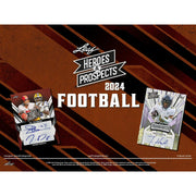 2024 Leaf Heroes & Prospects Football Hobby Jumbo Box