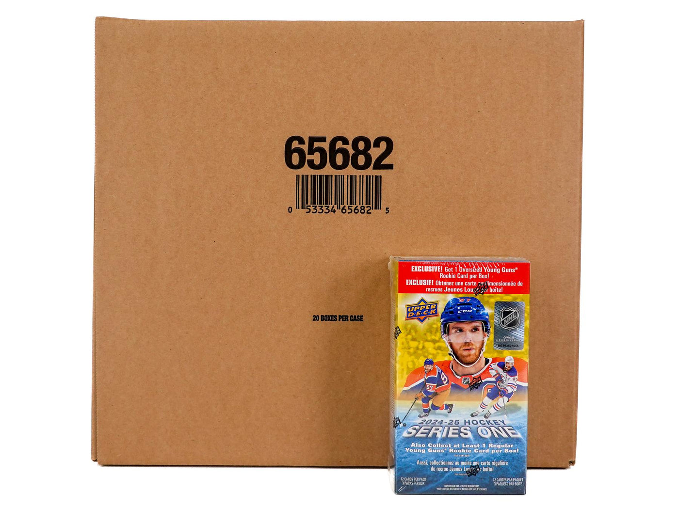 2024/25 Upper Deck Series 1 Hockey Blaster 20-Box Case (Oversized Young Guns!)