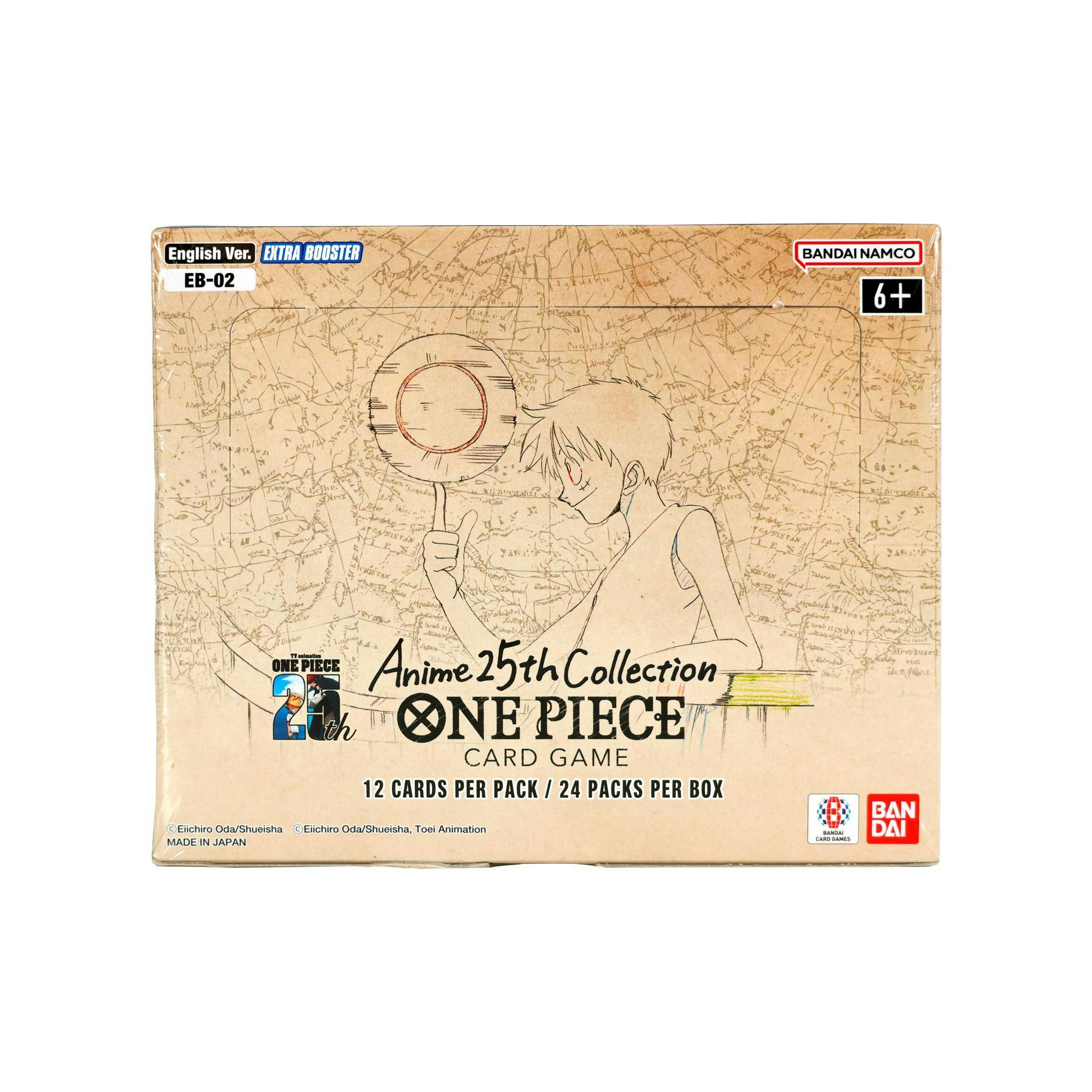 One Piece TCG: Extra Booster Anime 25th Collection (EB-02) Booster Box