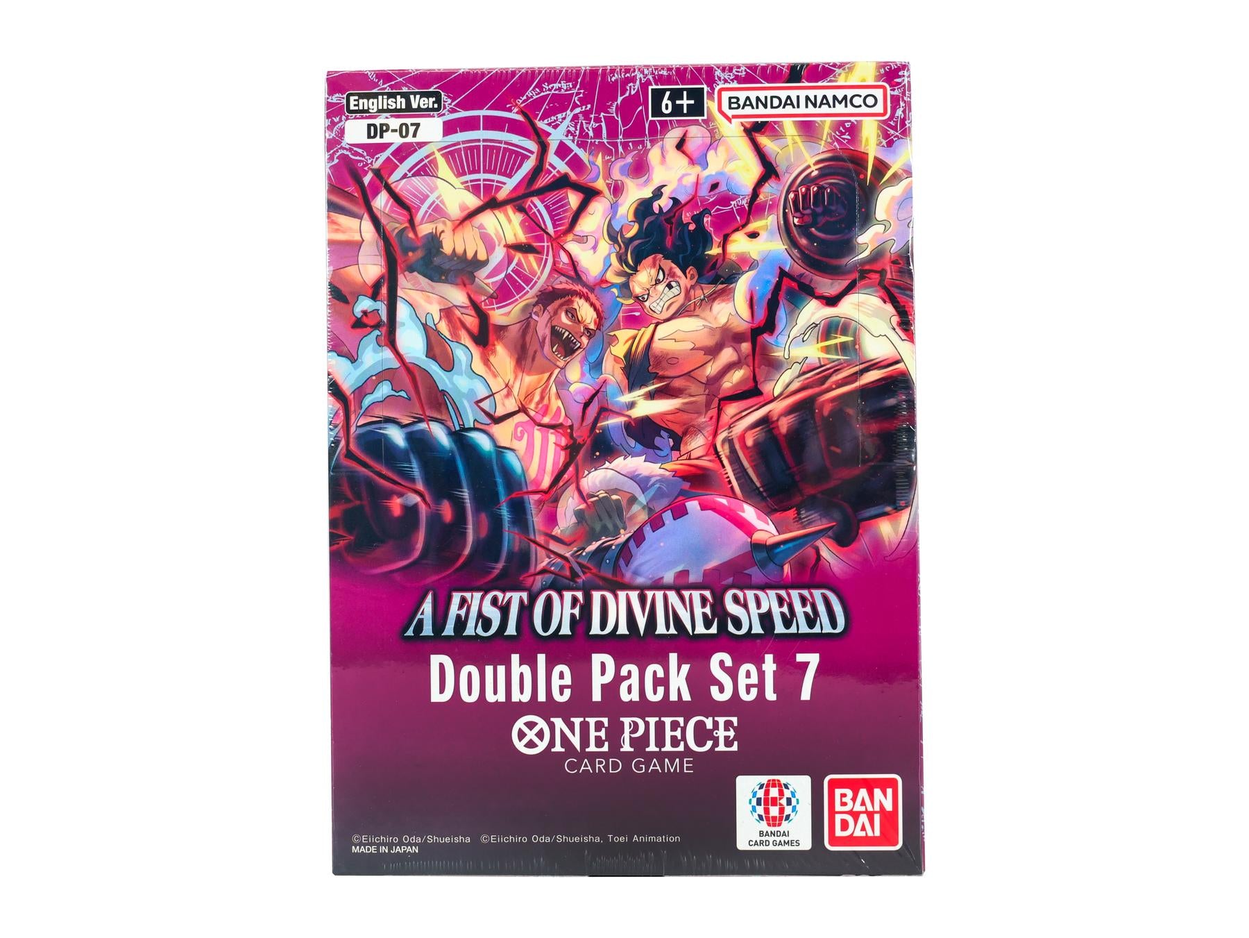 One Piece TCG: A Fist of Divine Speed Double Pack Volume 7 (DP-07) 8-Set Box