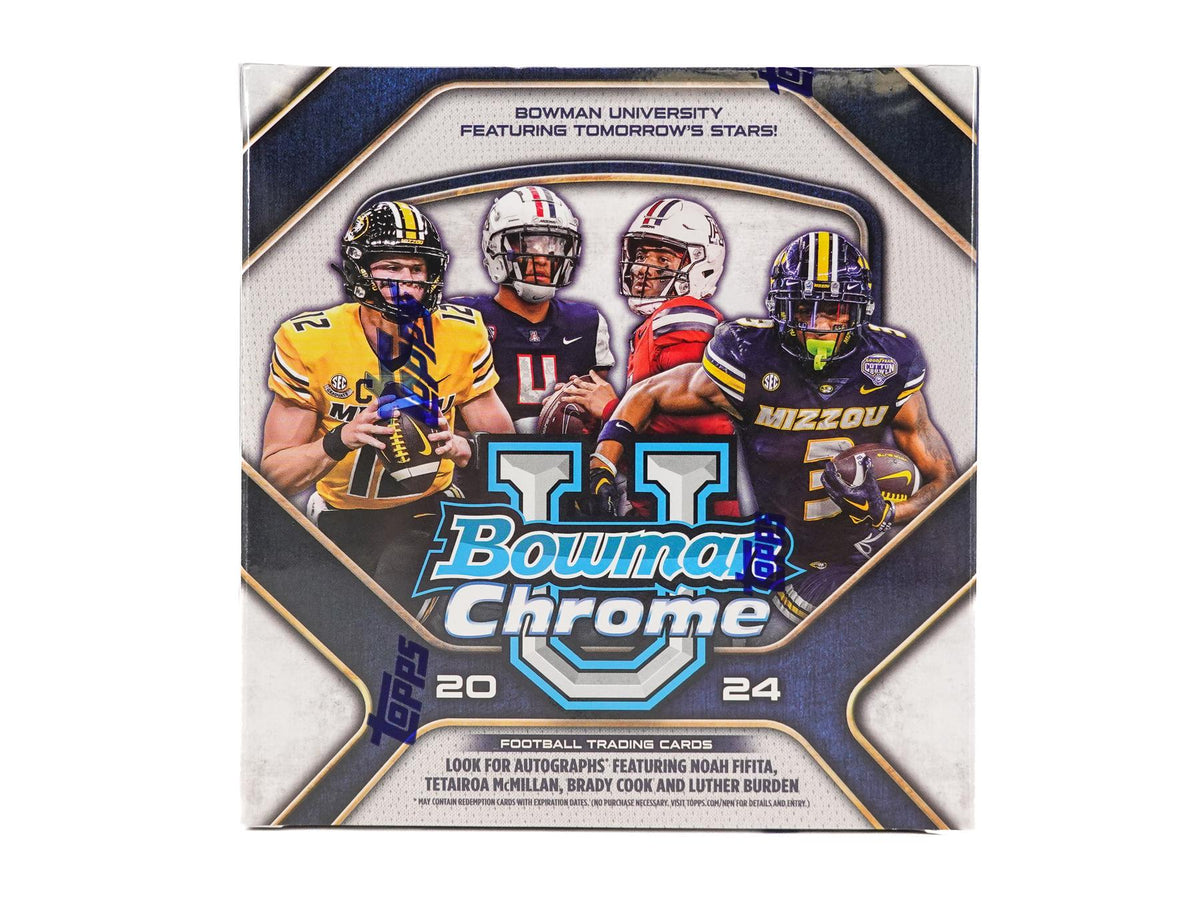 2024 Bowman University Chrome Football Mega Box
