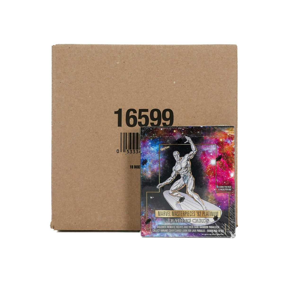 2024 Upper Deck Marvel Masterpieces '92 Platinum Hobby 18-Box Case