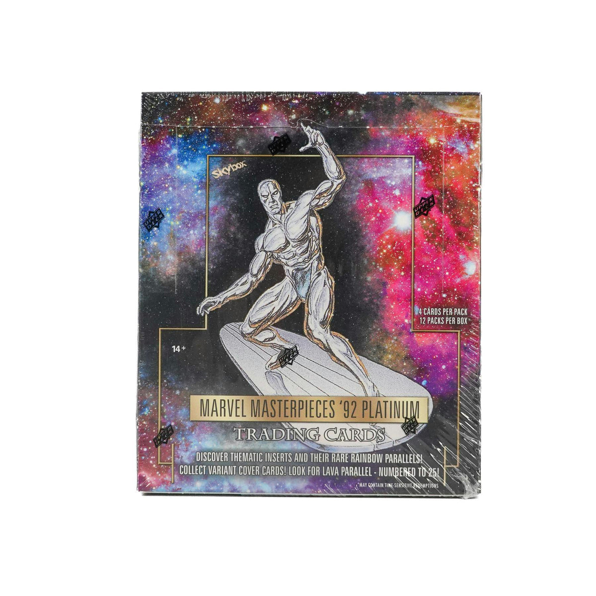 2024 Upper Deck Marvel Masterpieces '92 Platinum Hobby 18-Box Case
