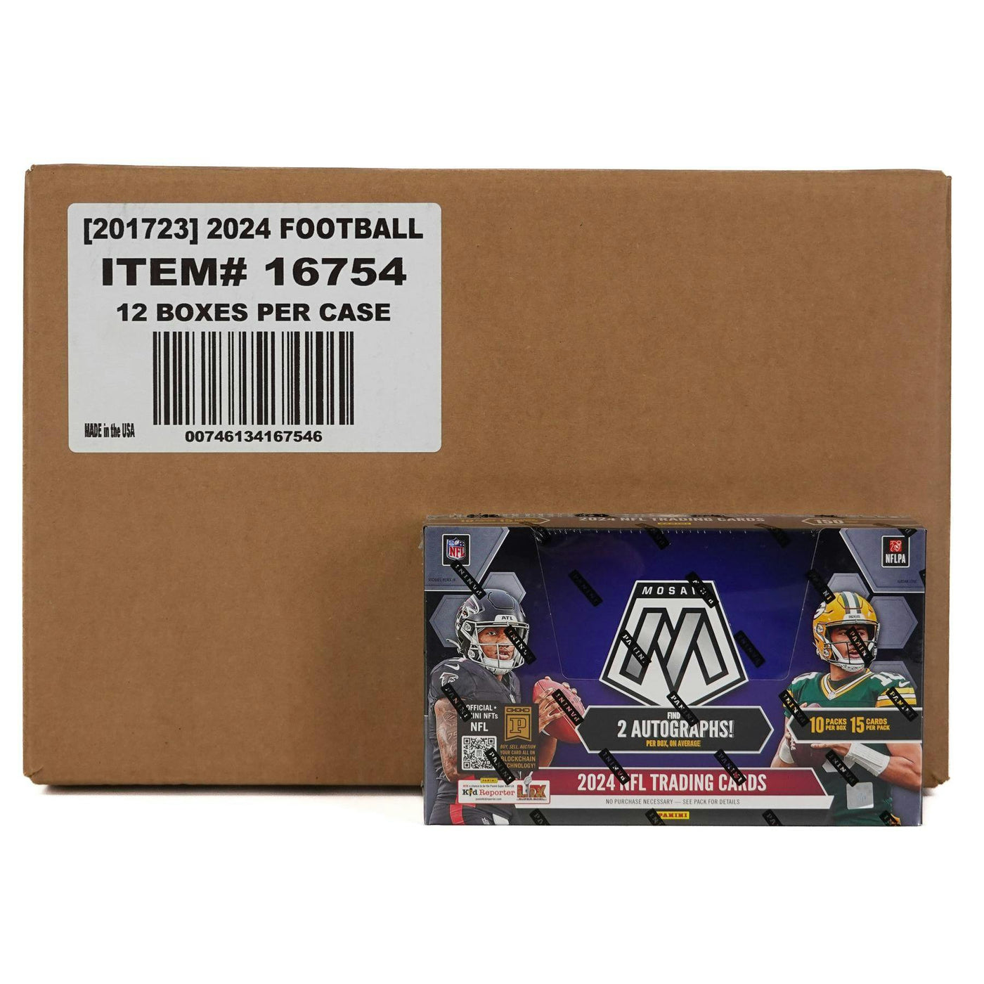 2024 Panini Mosaic Football Hobby 12-Box Case