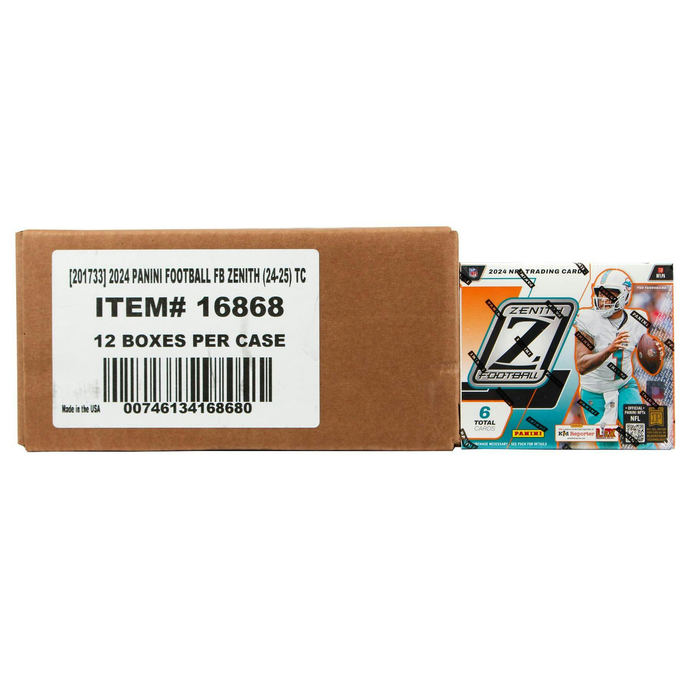 2024 Panini Zenith Football Hobby 12-Box Case