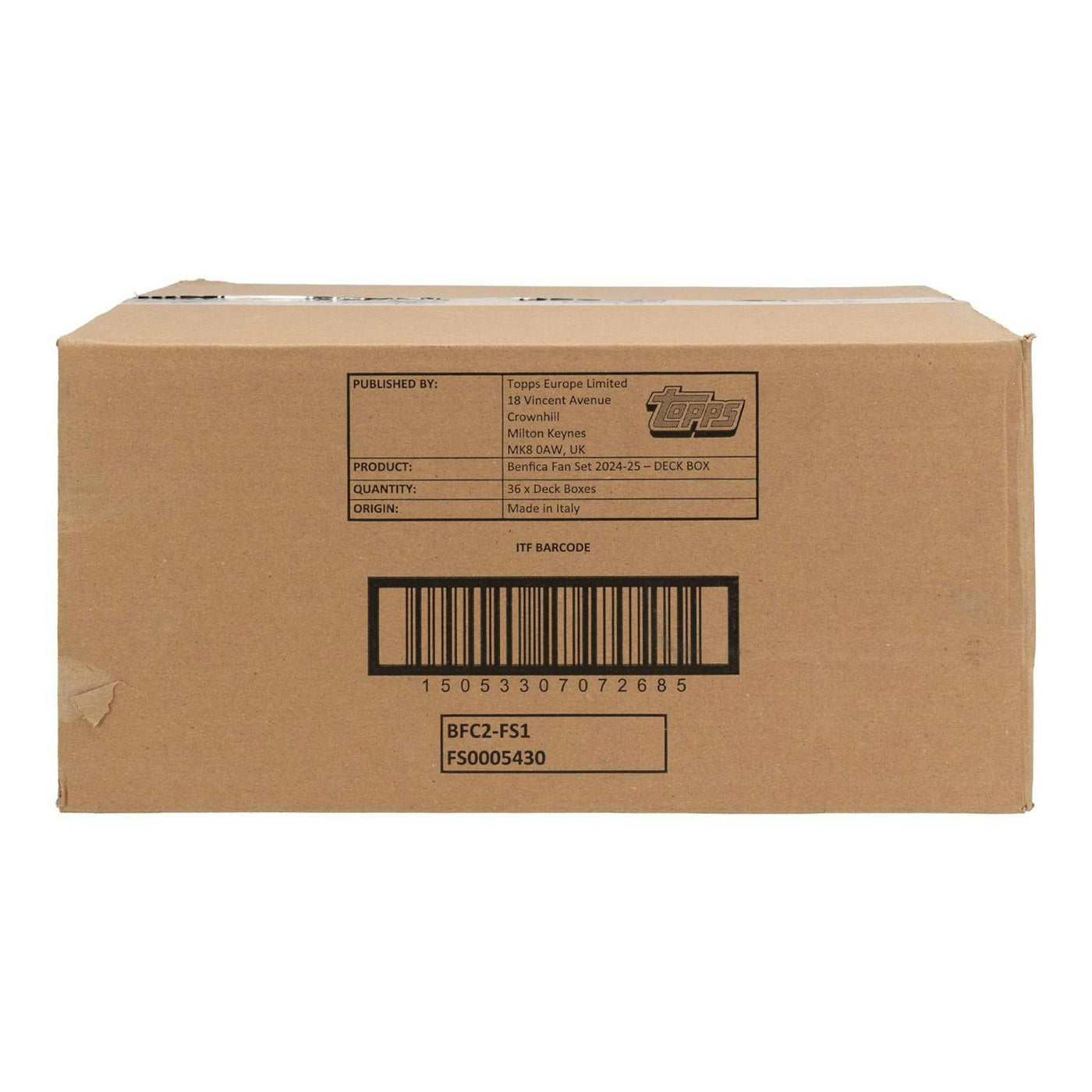 2024/25 Topps Benfica Soccer Fan Set 36-Box Case