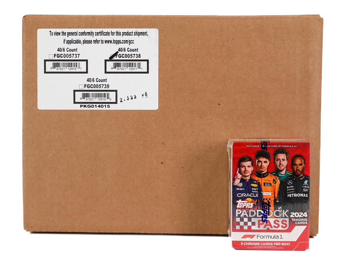 2024 Topps Paddock Pass F1 Formula 1 Blaster 40-Box Case