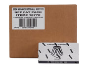 2024 Panini Mosaic Football Jumbo Value 12-Box Case