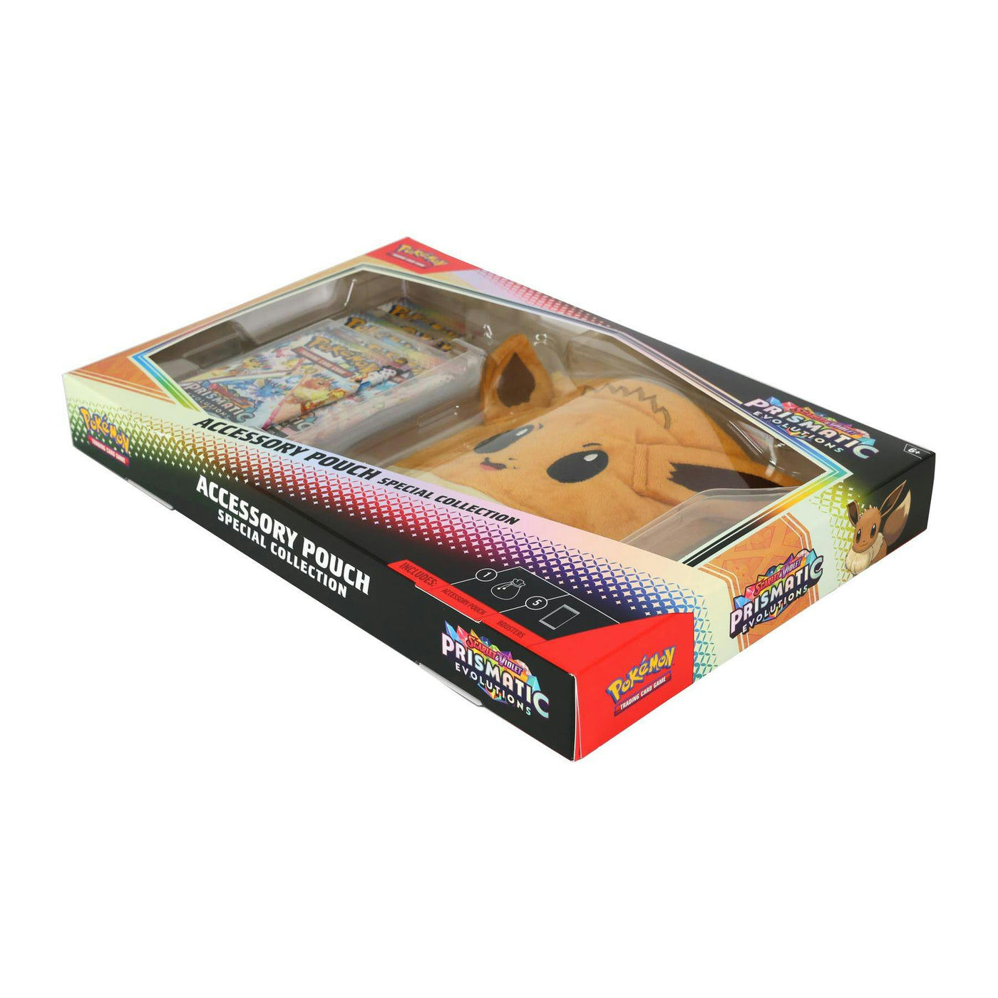 Pokemon Scarlet & Violet: Prismatic Evolutions Accessory Pouch Special Collection 6-Box Case