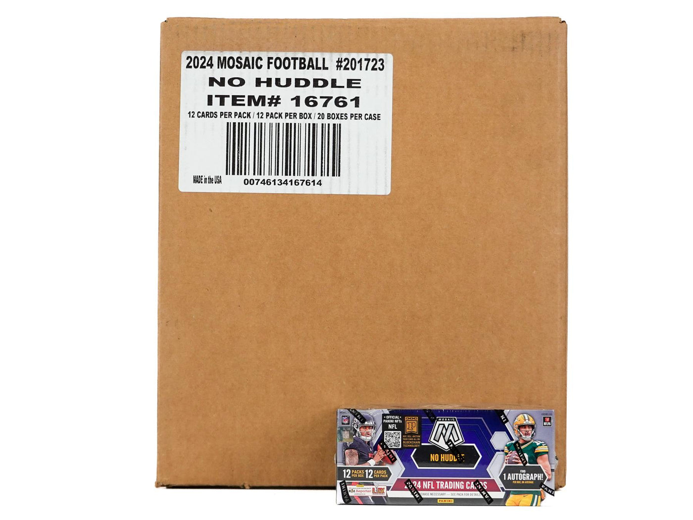 2024 Panini Mosaic No Huddle Football 20-Box Case