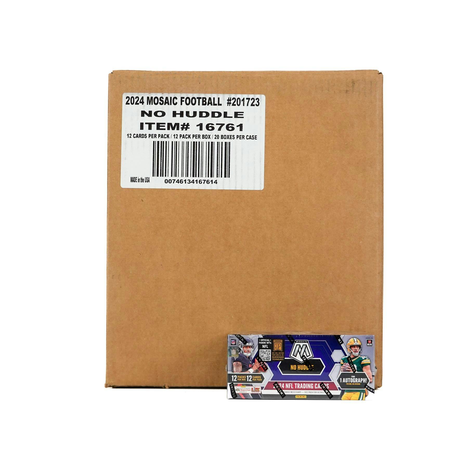 2024 Panini Mosaic No Huddle Football 20-Box Case