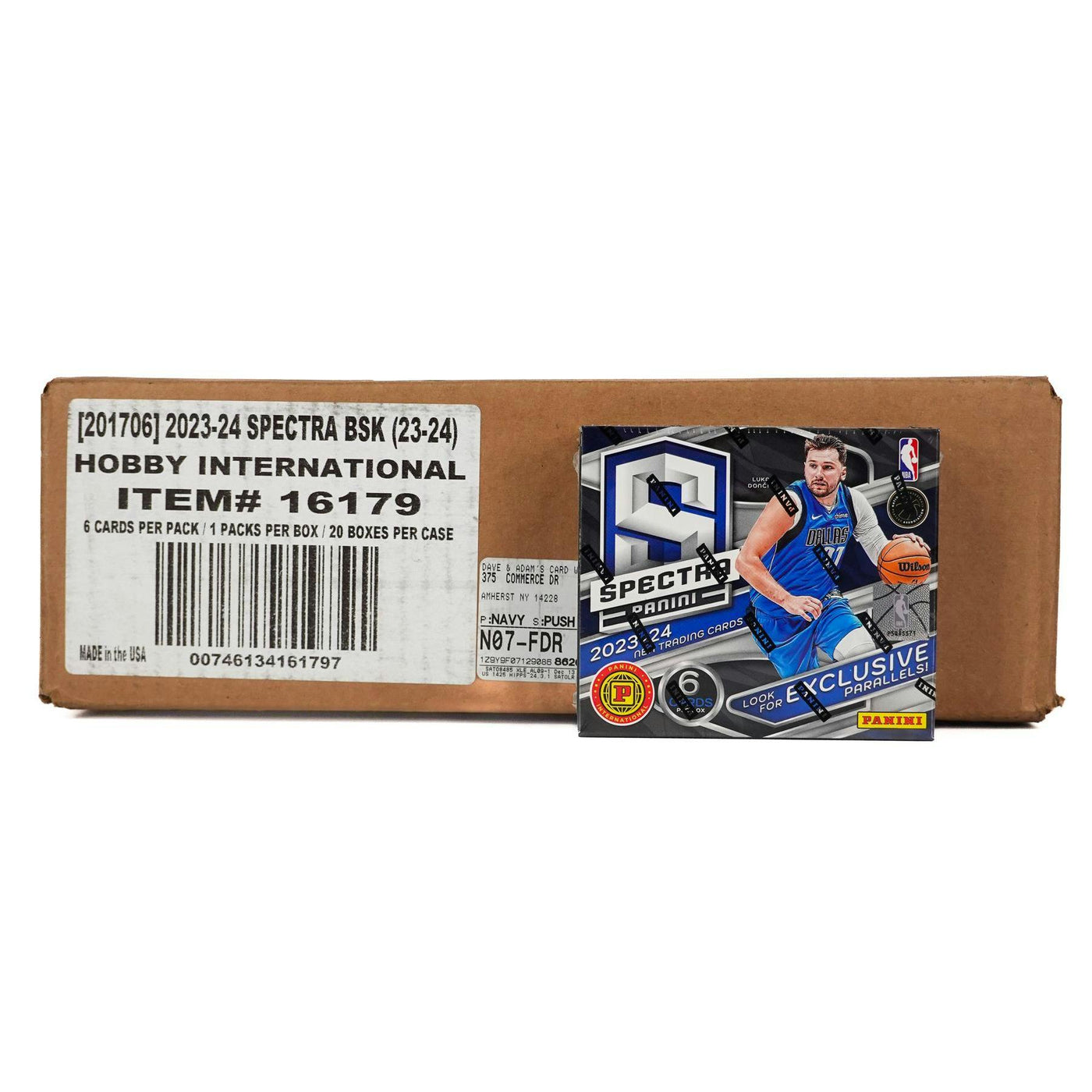 2023/24 Panini Spectra Basketball International Hobby 20-Box Case