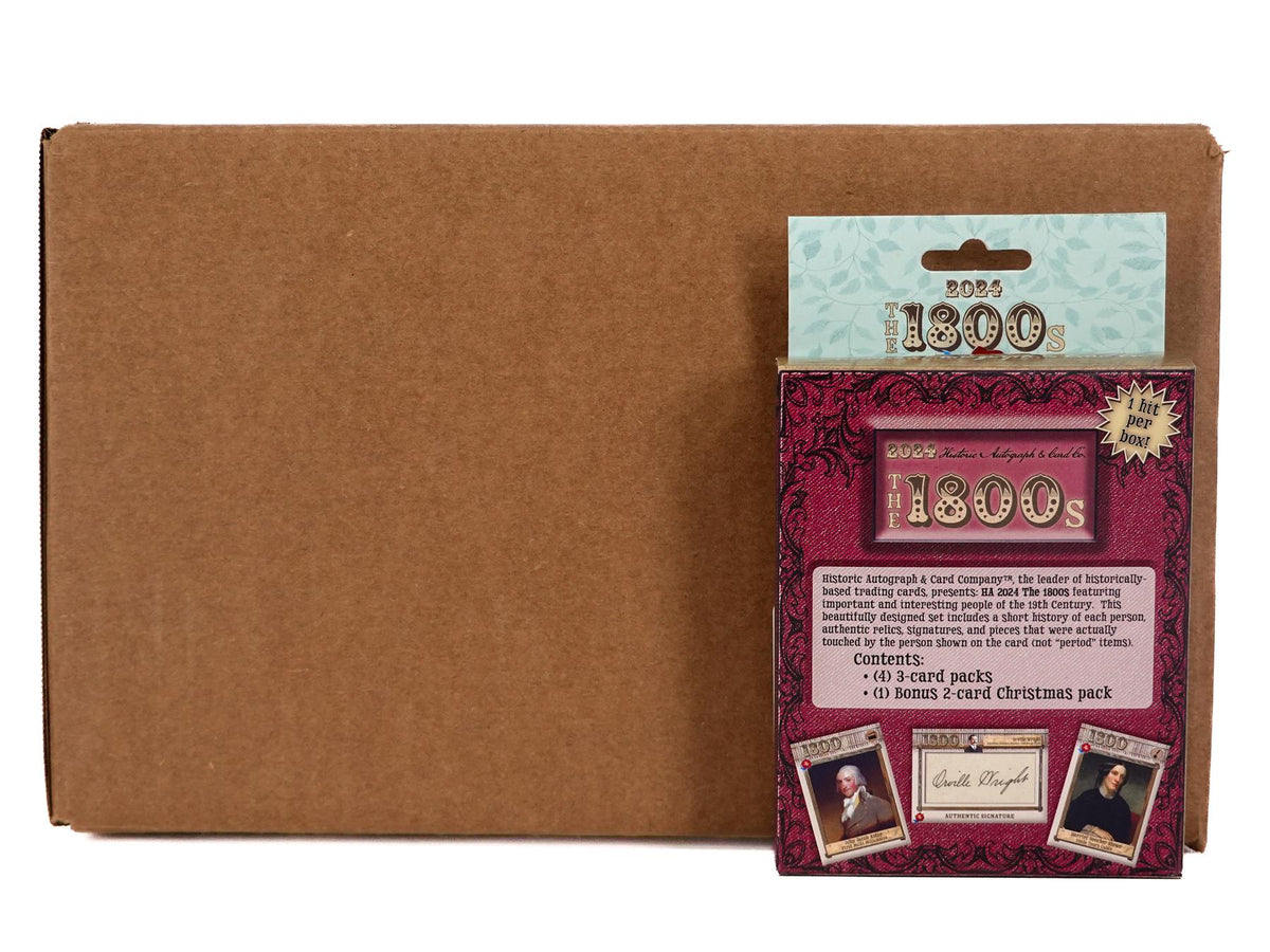2024 Historic Autographs The 1800s Trading Cards Hobby 20-Box Case
