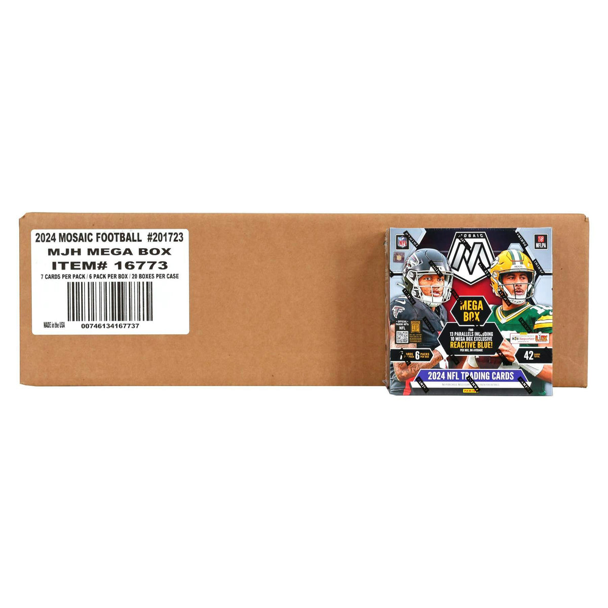 2024 Panini Mosaic Football Mega 20-Box Case (Reactive Blue Parallels!)