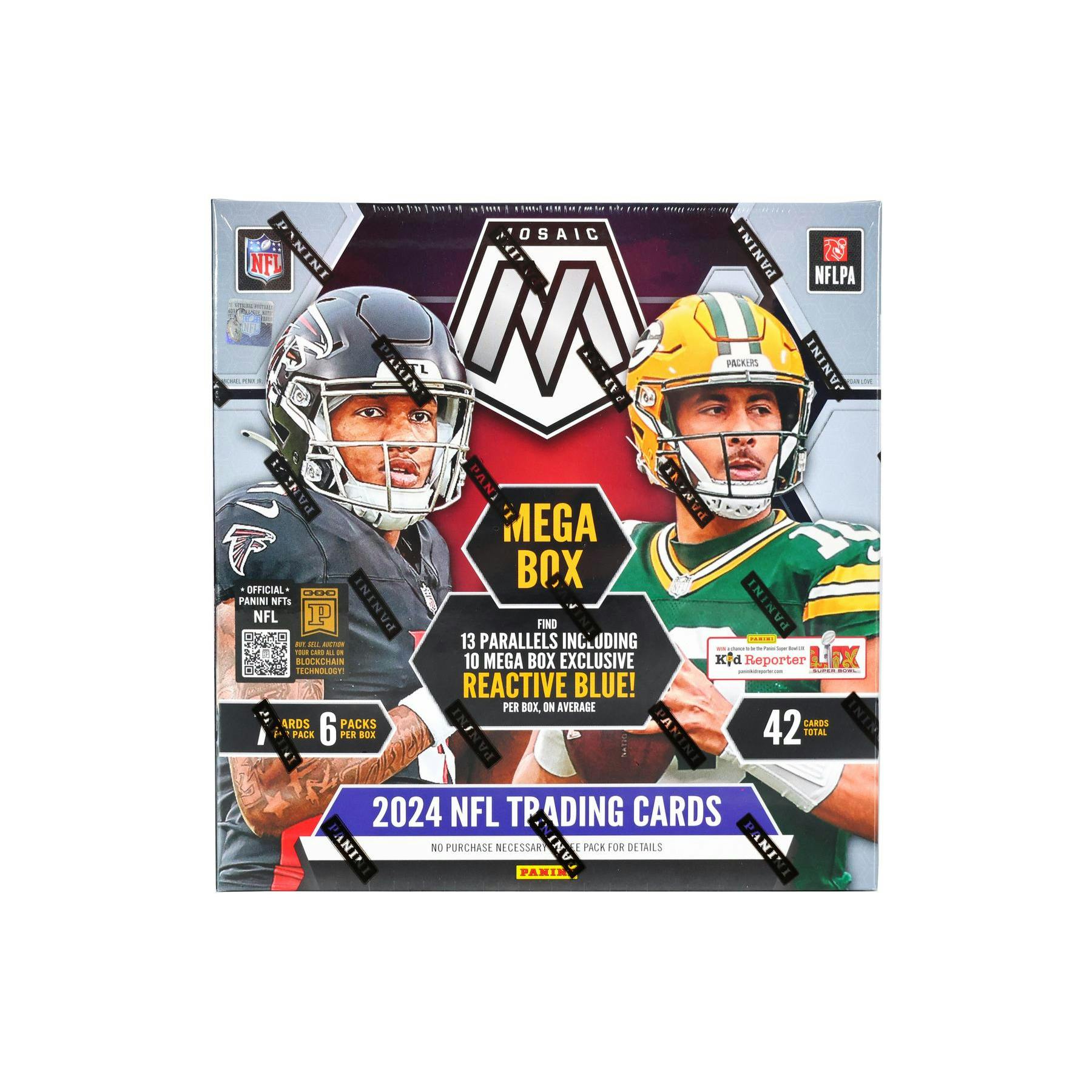 2024 Panini Mosaic Football Mega 20-Box Case (Reactive Blue Parallels!)