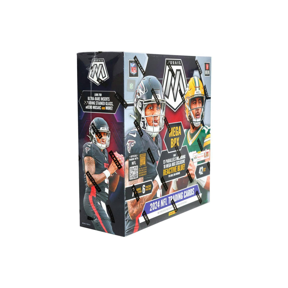 2024 Panini Mosaic Football Mega Box (Reactive Blue Parallels!)