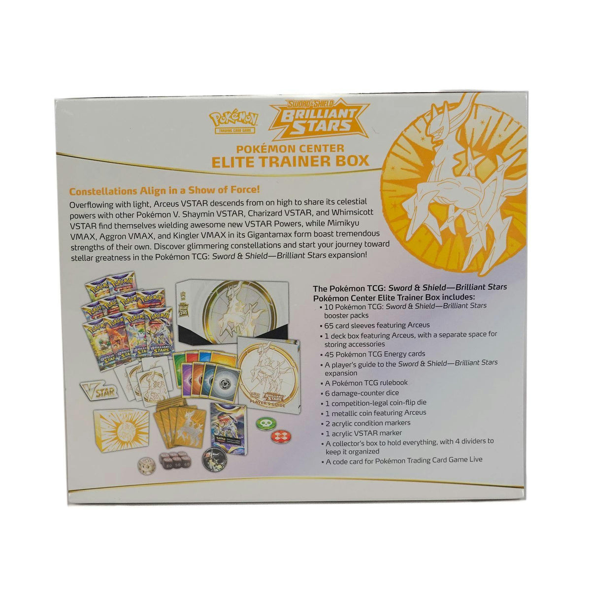 Pokemon Sword & Shield: Brilliant Stars Pokemon Center Elite Trainer Box