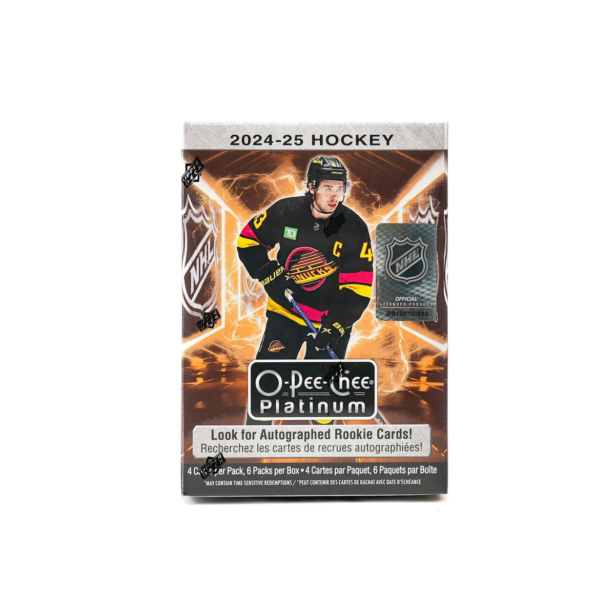 2024/25 Upper Deck O-Pee-Chee Platinum Hockey Blaster Box