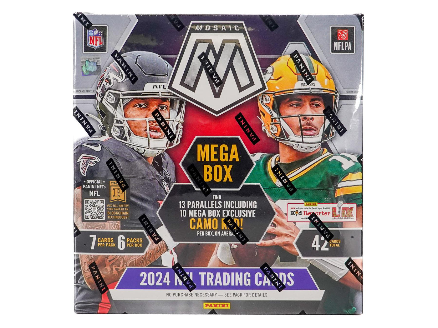 2024 Panini Mosaic Football Mega Hobby Box (Camo Red!)
