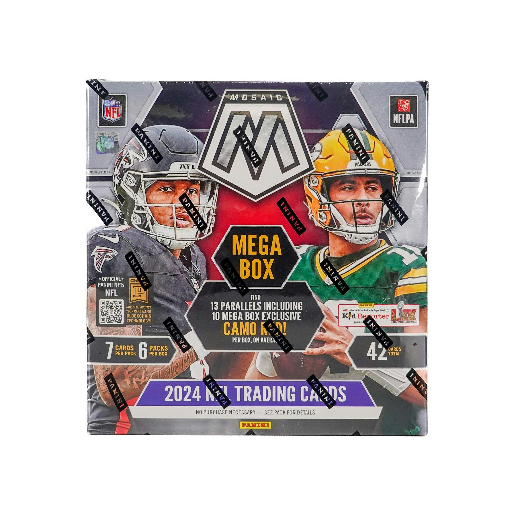 2024 Panini Mosaic Football Mega Hobby Box (Camo Red!)