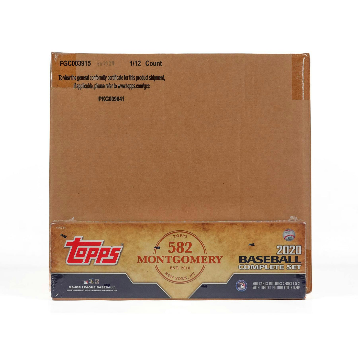 2020 Topps Montgomery Club Factory Set Baseball (Box) Case (12 Sets)
