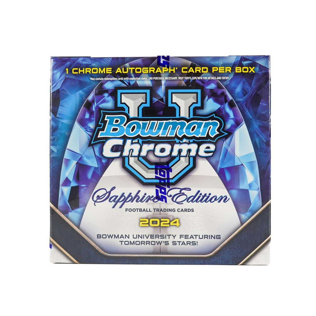 2024 Bowman University Chrome Sapphire Edition Football Box