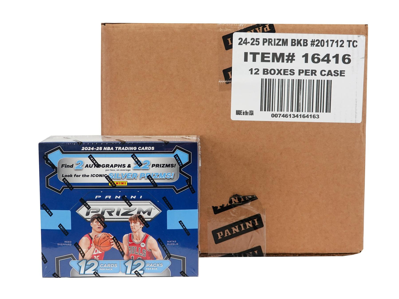 2024/25 Panini Prizm Basketball Hobby 12-Box Case