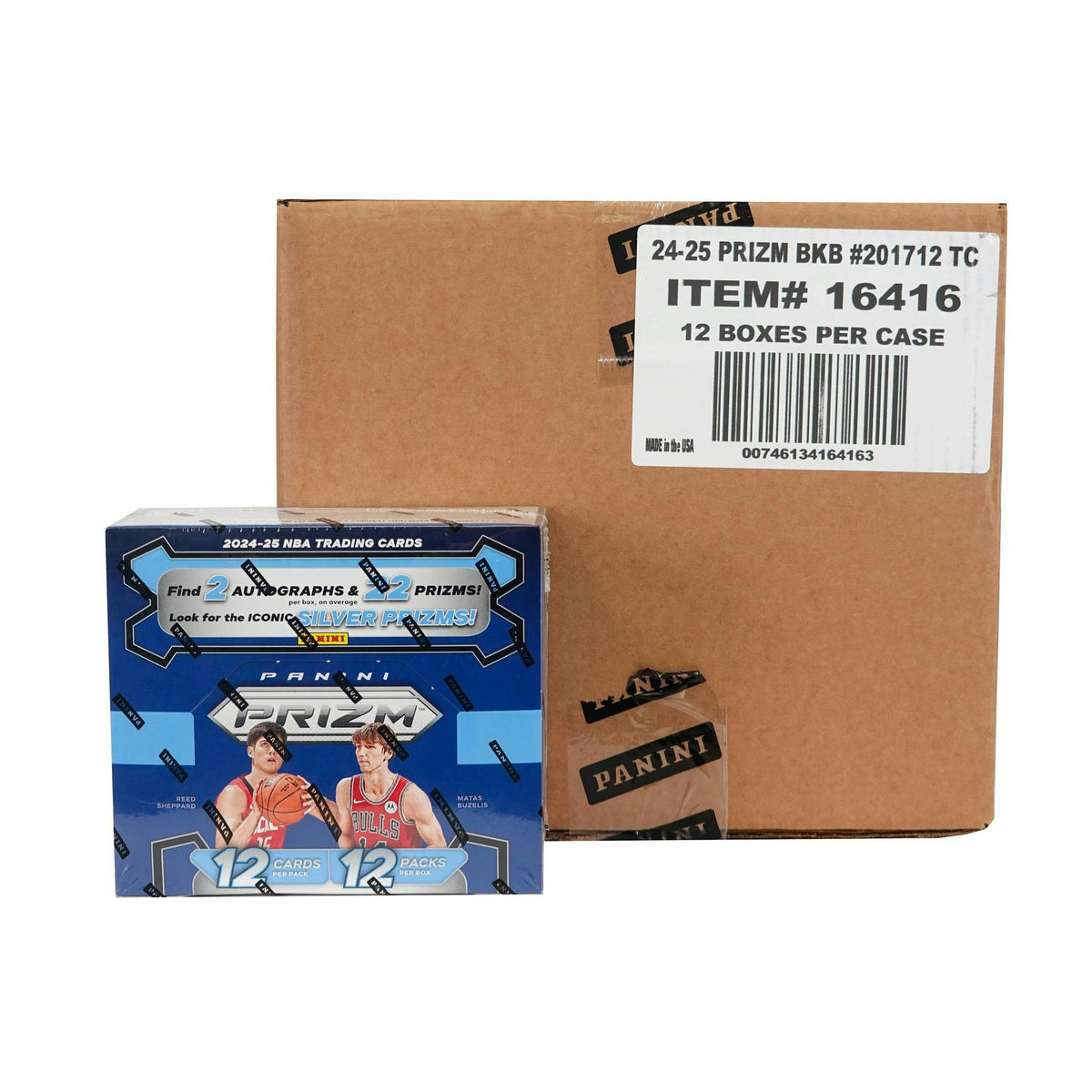 2024/25 Panini Prizm Basketball Hobby 12-Box Case