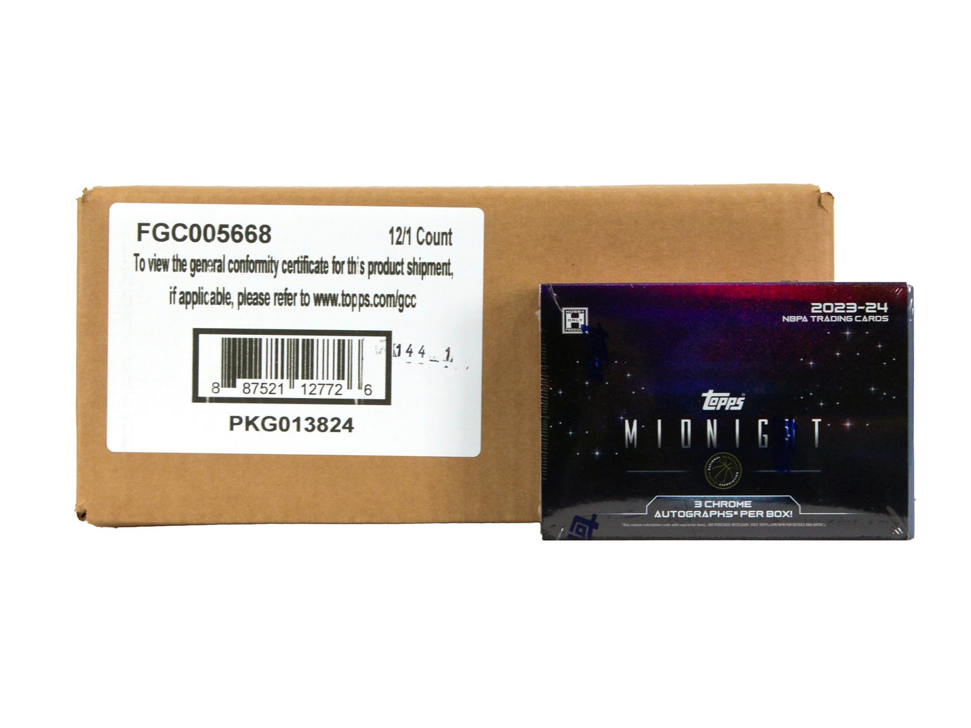 2023/24 Topps Midnight Basketball Hobby 12-Box Case