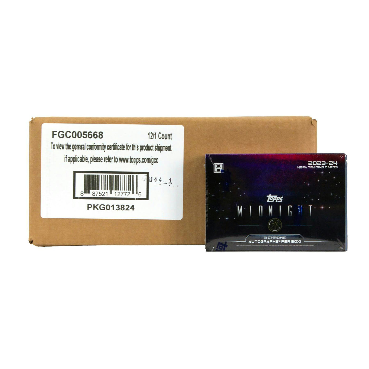 2023/24 Topps Midnight Basketball Hobby 12-Box Case