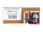 2024 Panini Clearly Donruss Football Hobby 16-Box Case