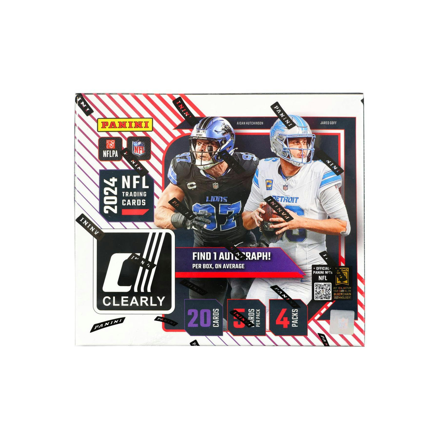 2024 Panini Clearly Donruss Football Hobby 16-Box Case