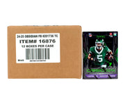 2024 Panini Obsidian Football Hobby 12-Box Case