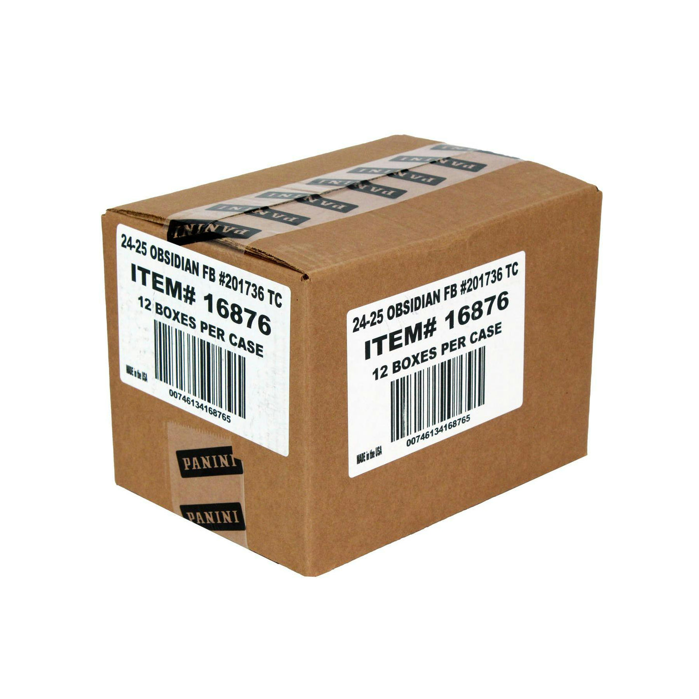 2024 Panini Obsidian Football Hobby 12-Box Case