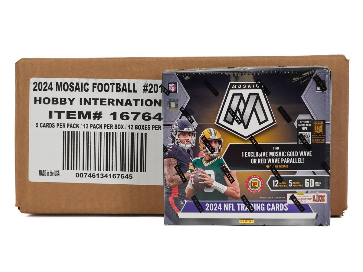 2024 Panini Mosaic Football International Hobby 12-Box Case