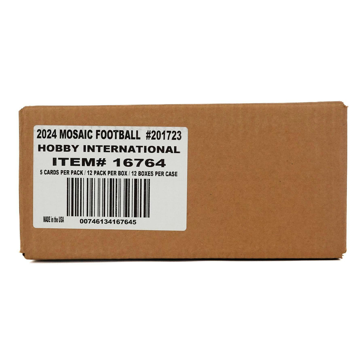 2024 Panini Mosaic Football International Hobby 12-Box Case