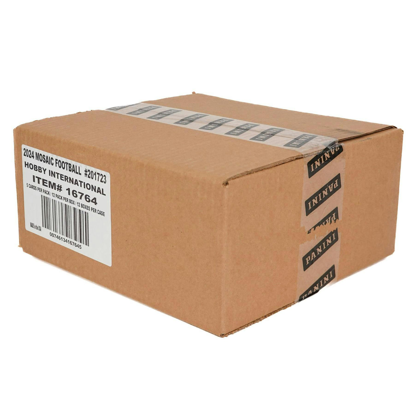 2024 Panini Mosaic Football International Hobby 12-Box Case
