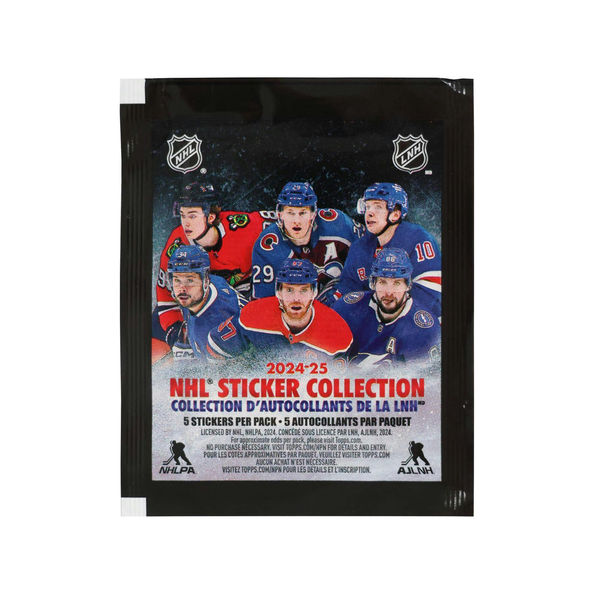 2024/25 Topps NHL Hockey Sticker Collection Pack