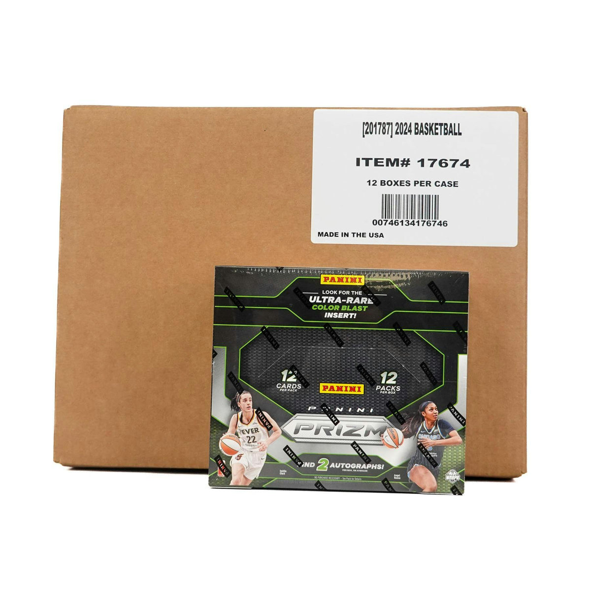 2024 Panini Prizm WNBA Basketball Hobby 12-Box Case