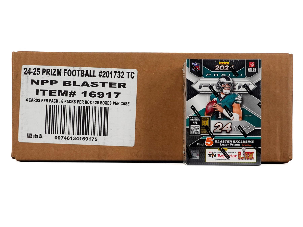 2024 Panini Prizm Football Blaster 20-Box Case (Lazer Prizms!)