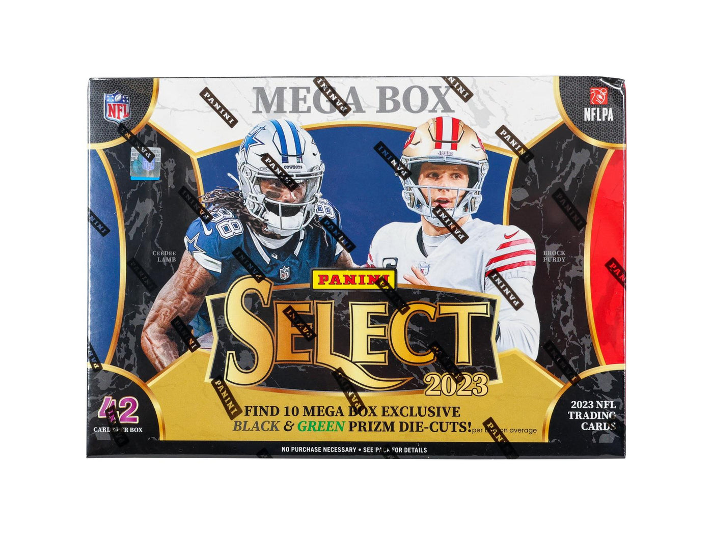 2023 Panini Select Football Mega Box (Black & Green Prizm Die Cuts) (Reed Buy)