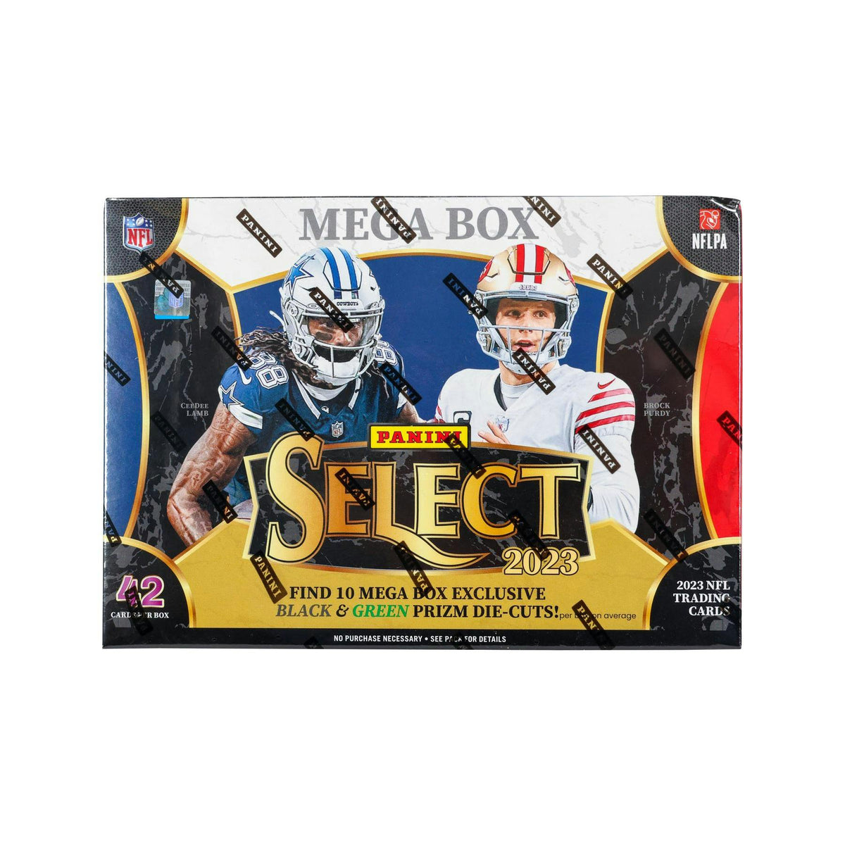 2023 Panini Select Football Mega Box (Black & Green Prizm Die Cuts) (Reed Buy)
