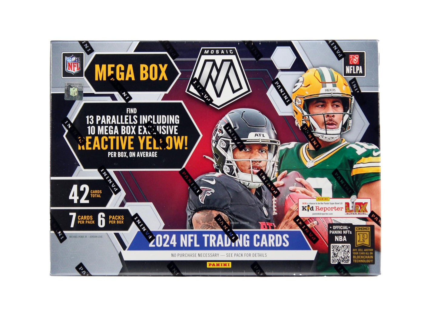 2024 Panini Mosaic Football Mega Box (Reactive Yellow Parallels!)