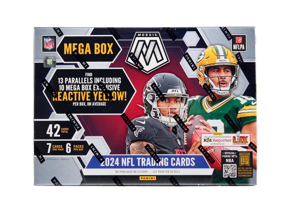 2024 Panini Mosaic Football Mega Box (Reactive Yellow Parallels!)