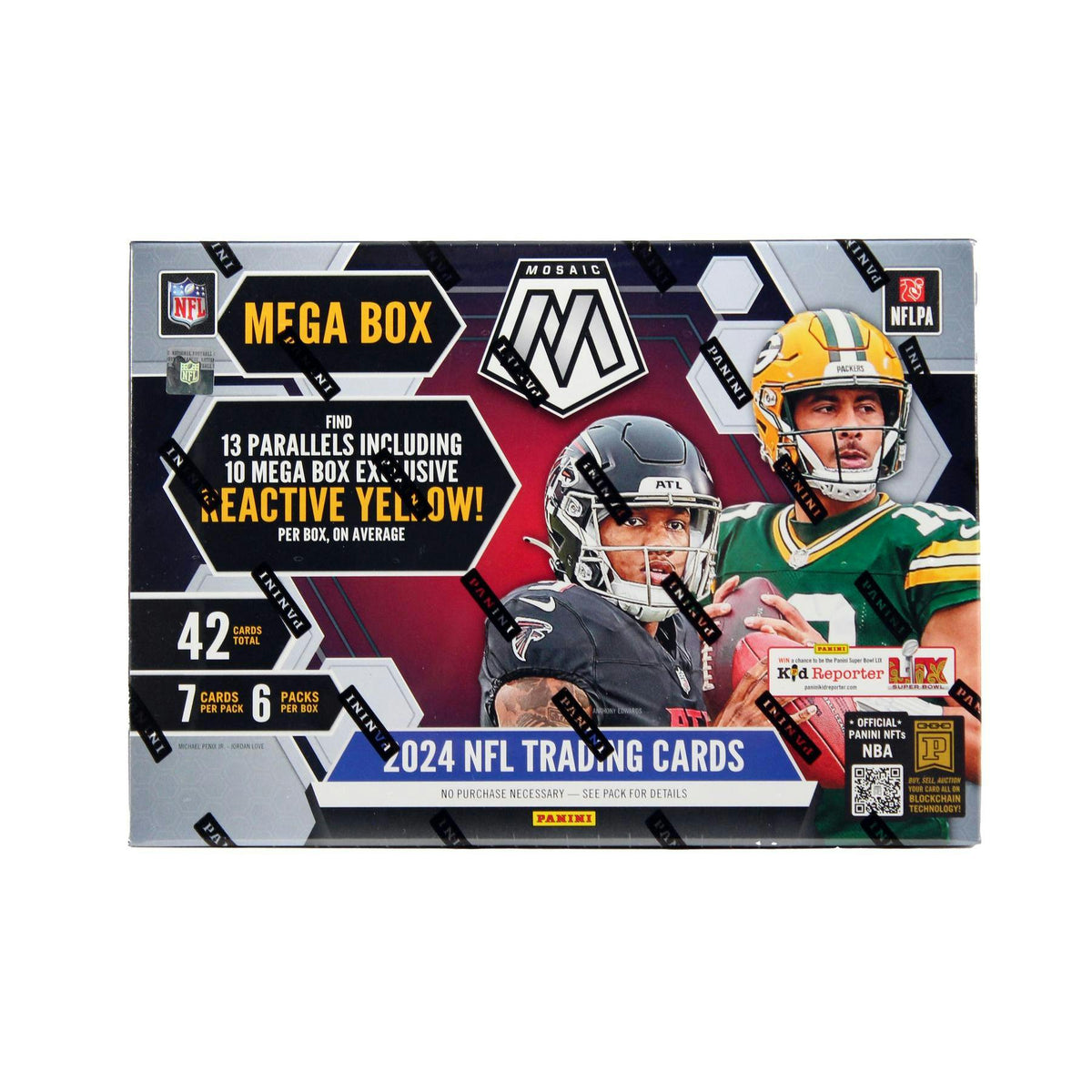 2024 Panini Mosaic Football Mega Box (Reactive Yellow Parallels!)