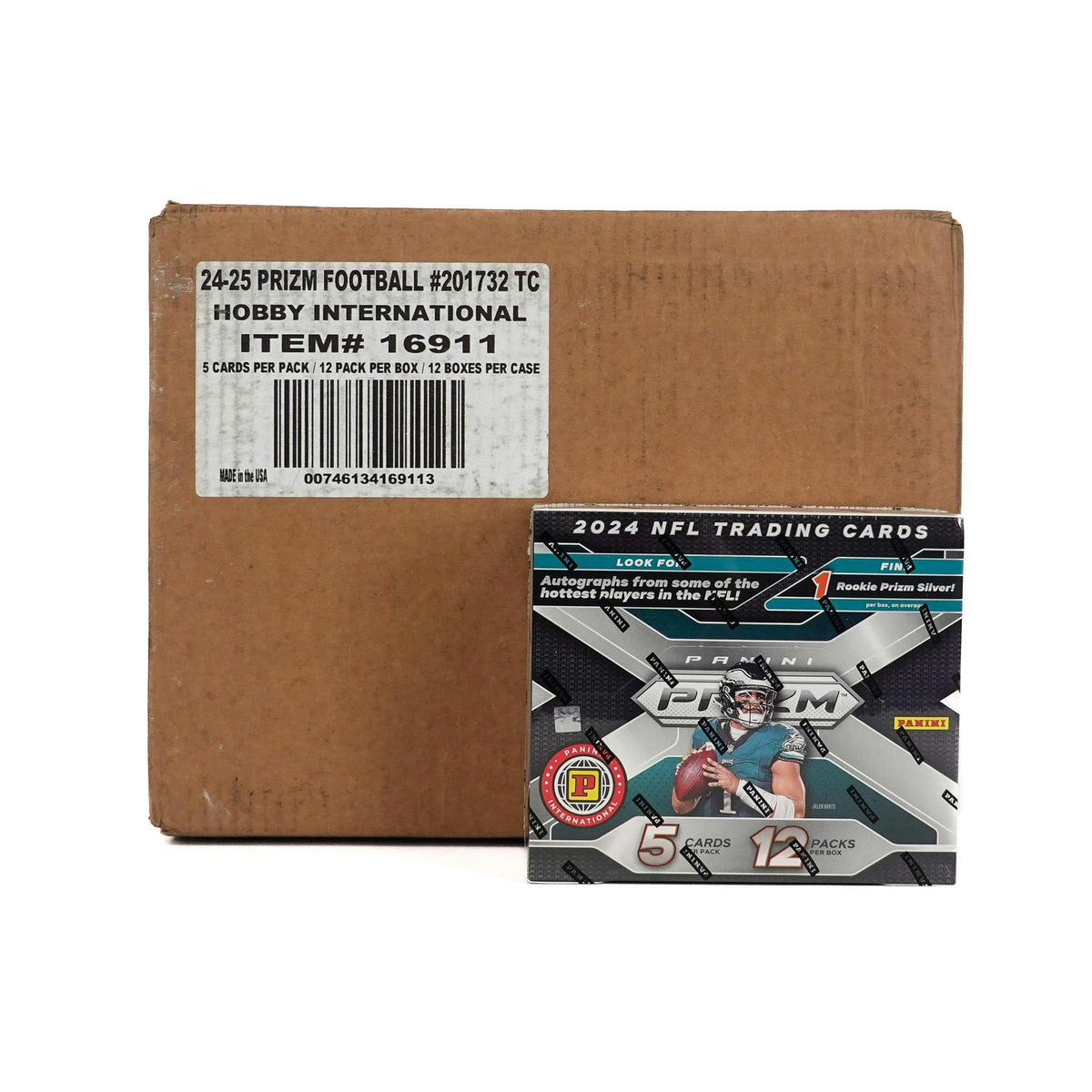 2024 Panini Prizm Football International Hobby 12-Box Case