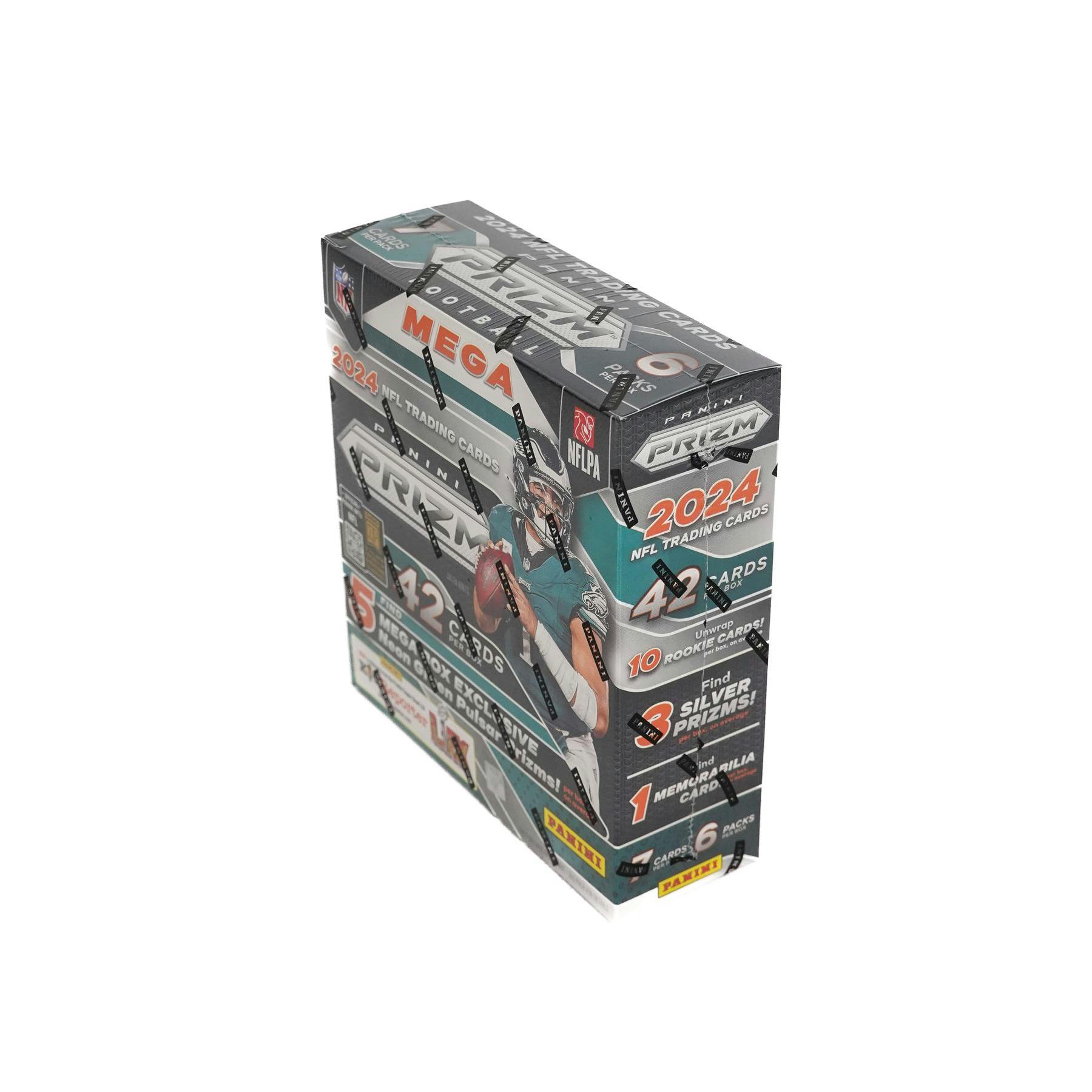 2024 Panini Prizm Football Mega Box (Neon Green Pulsar Prizms)