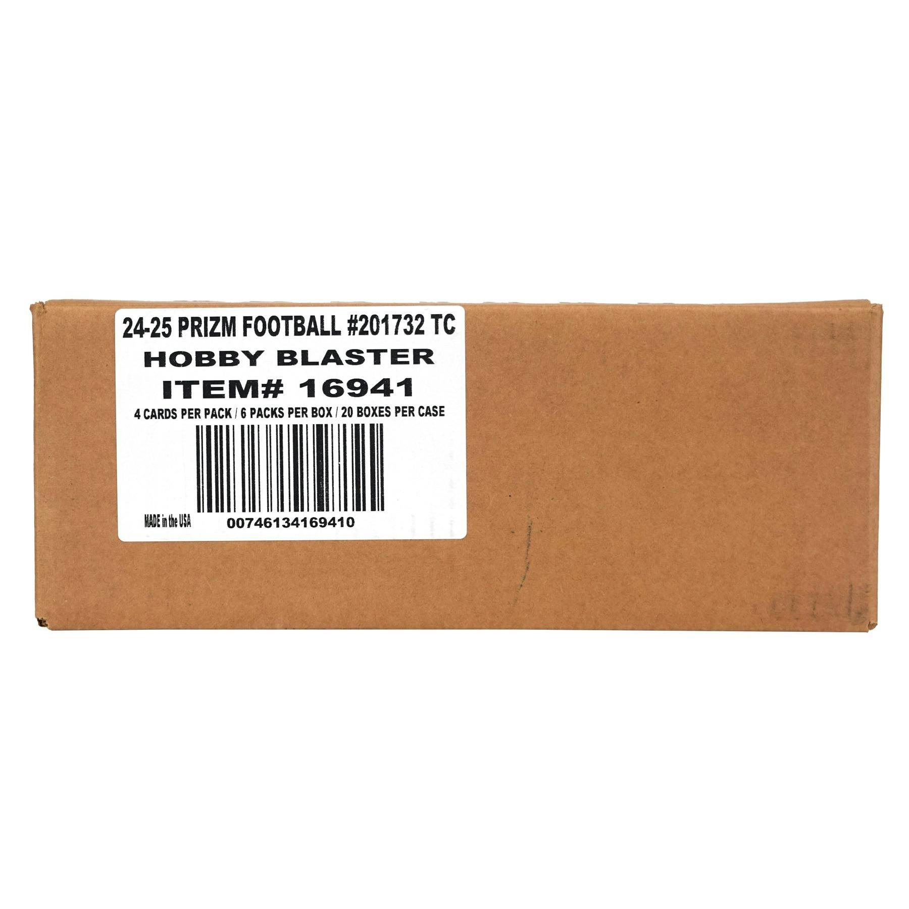 2024 Panini Prizm Football Blaster Hobby 20-Box Case (Orange Ice Prizms!)