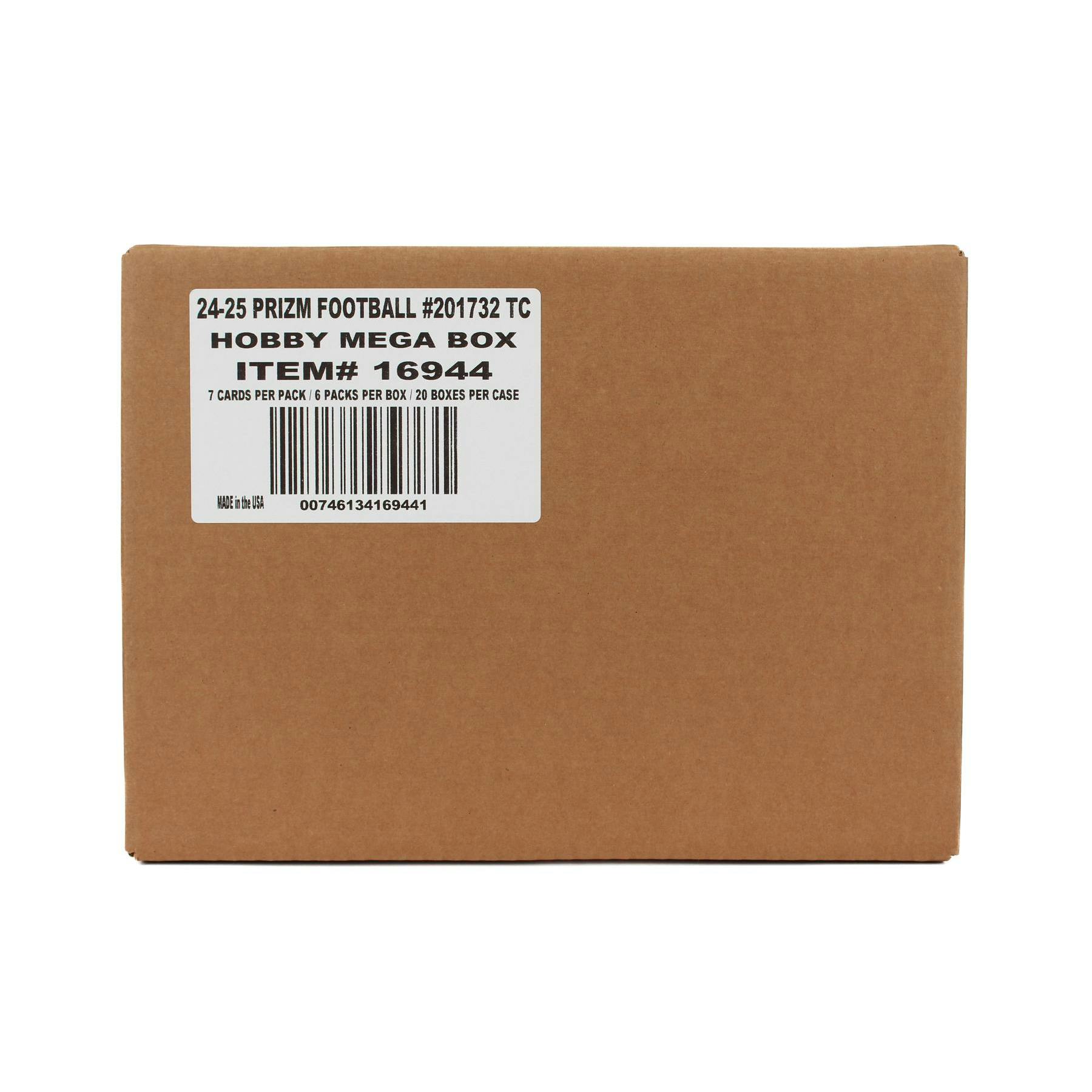 2024 Panini Prizm Football Mega Hobby 20-Box Case (Purple Pulsar Prizms!)